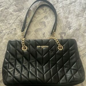 Karl Lagerfeld Quilted Tote Bag